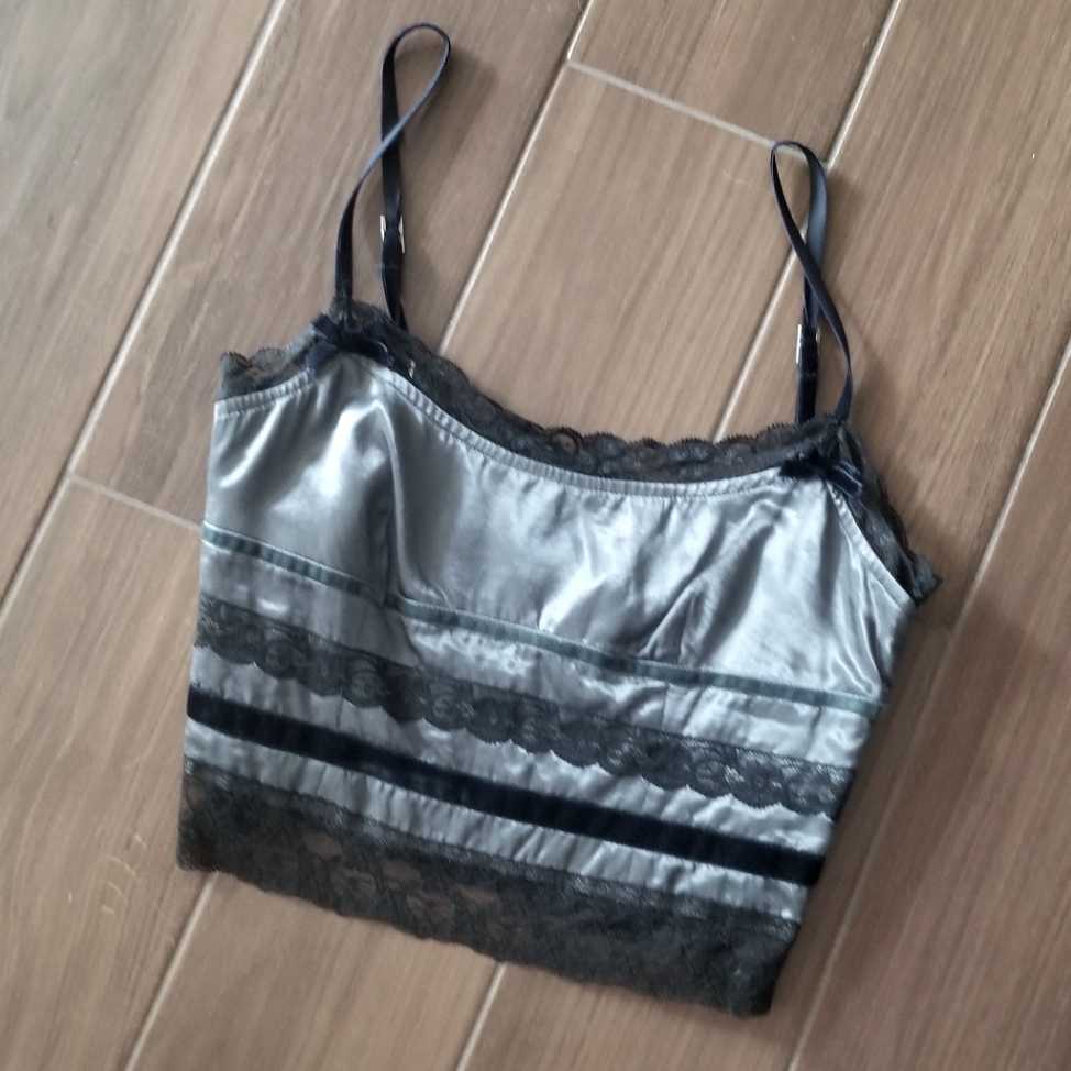 Y2k Silky Moscino Crop Top